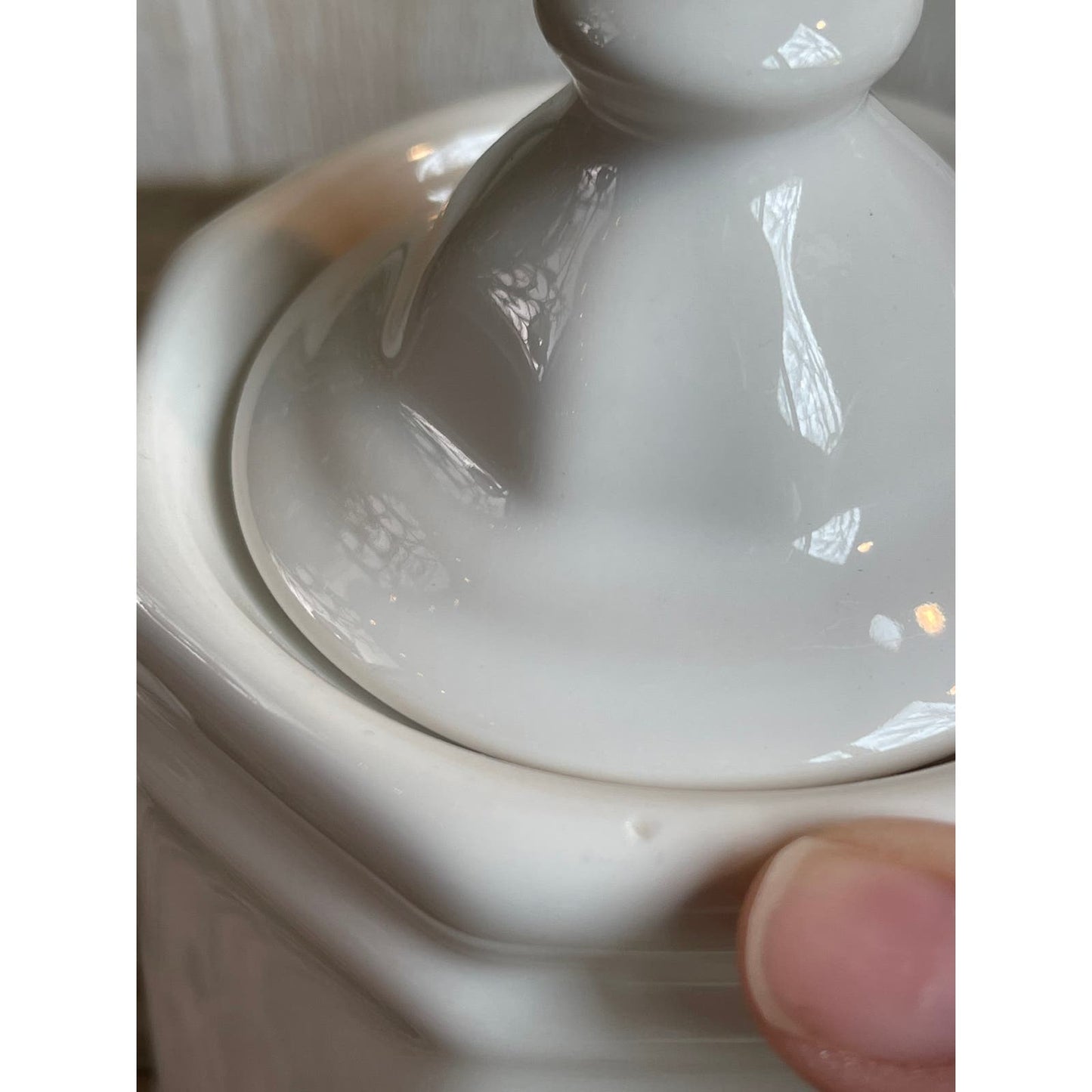 Vintage pfaltzgraff cream and sugar set heritage pattern white