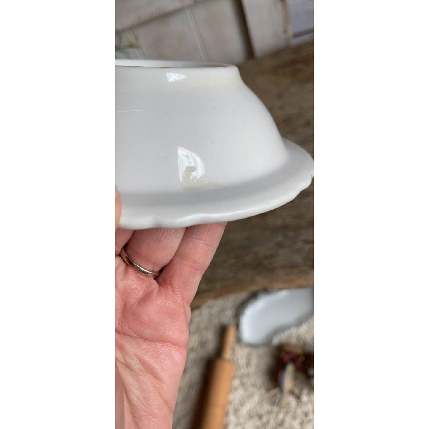 Vintage Shenango China restaurant ware bowl.