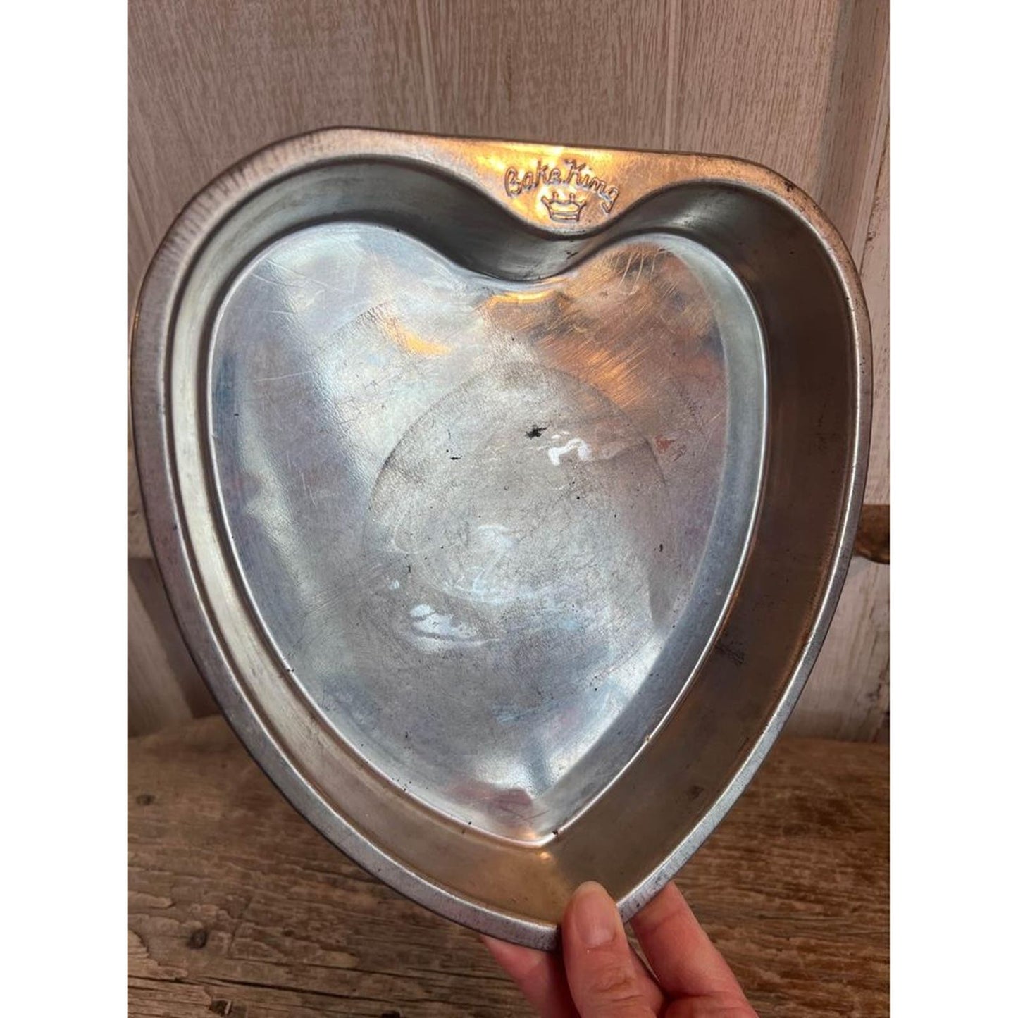 Vintage Bake King Heart Cake Pan