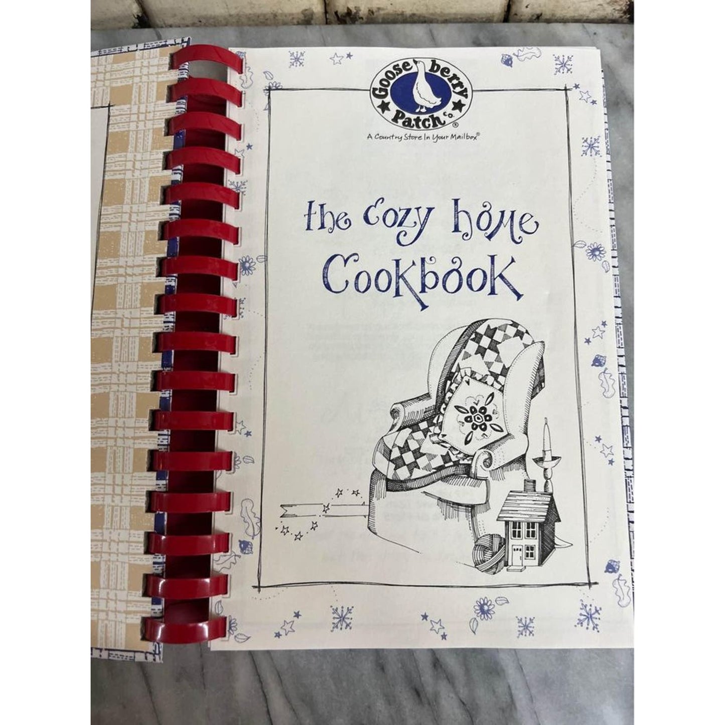 Vintage Gooseberry Patch Cozy Home Cookbook