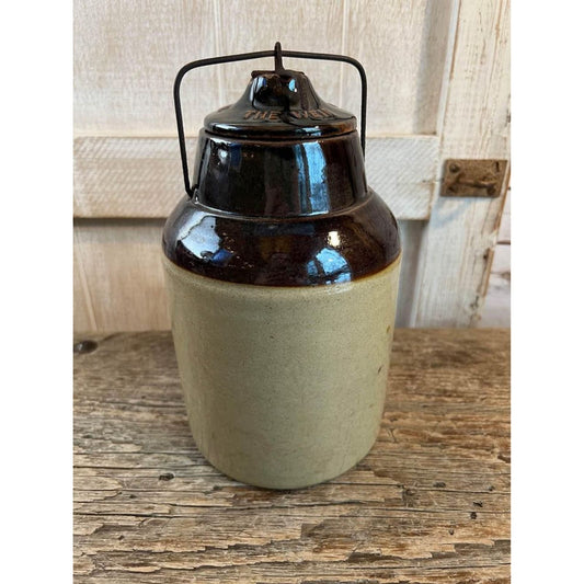 Antique Stoneware Fruit Jar